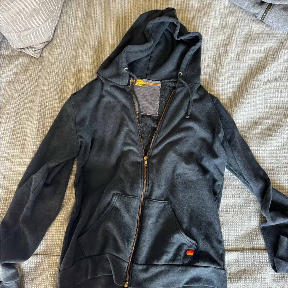 Aviator Nation Dark Gray Hoodie - Picture 2 of 3